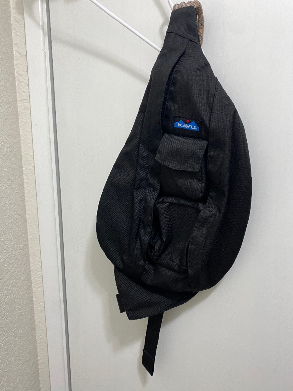Kavu Rope Black Crossbody  Bag